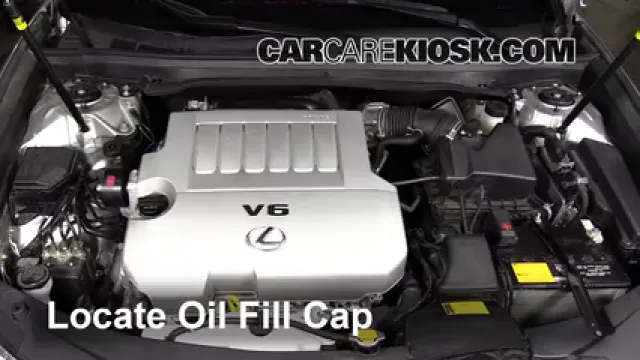 2014 Lexus ES350 3.5L V6 Huile Ajouter de l'huile